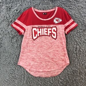 Kansas City Chiefs Shirt Womens 2xl NFL Team Football Embellished Red White